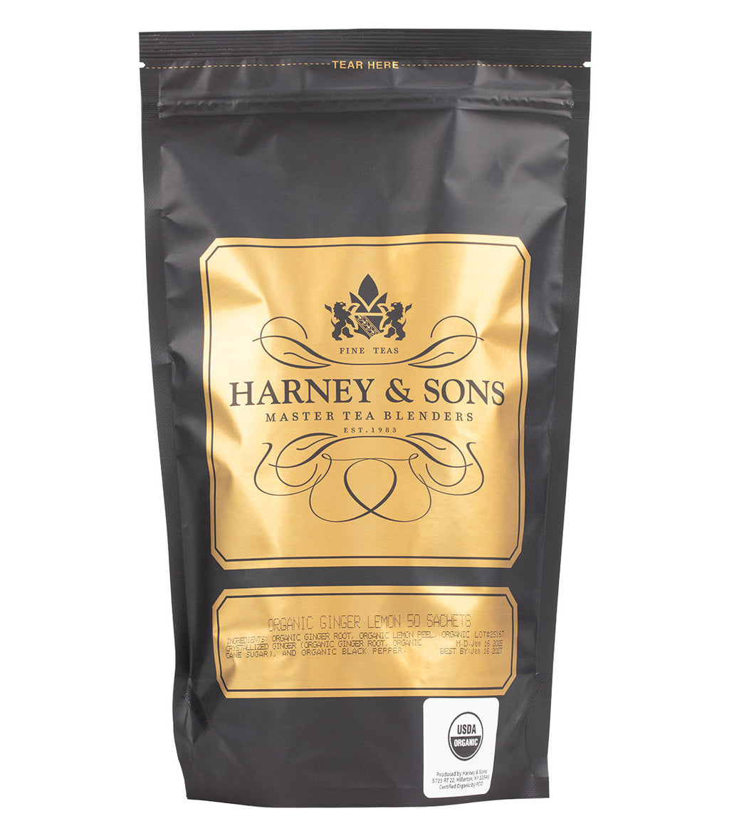 Organic Ginger Lemon, Bag of 50 Sachets