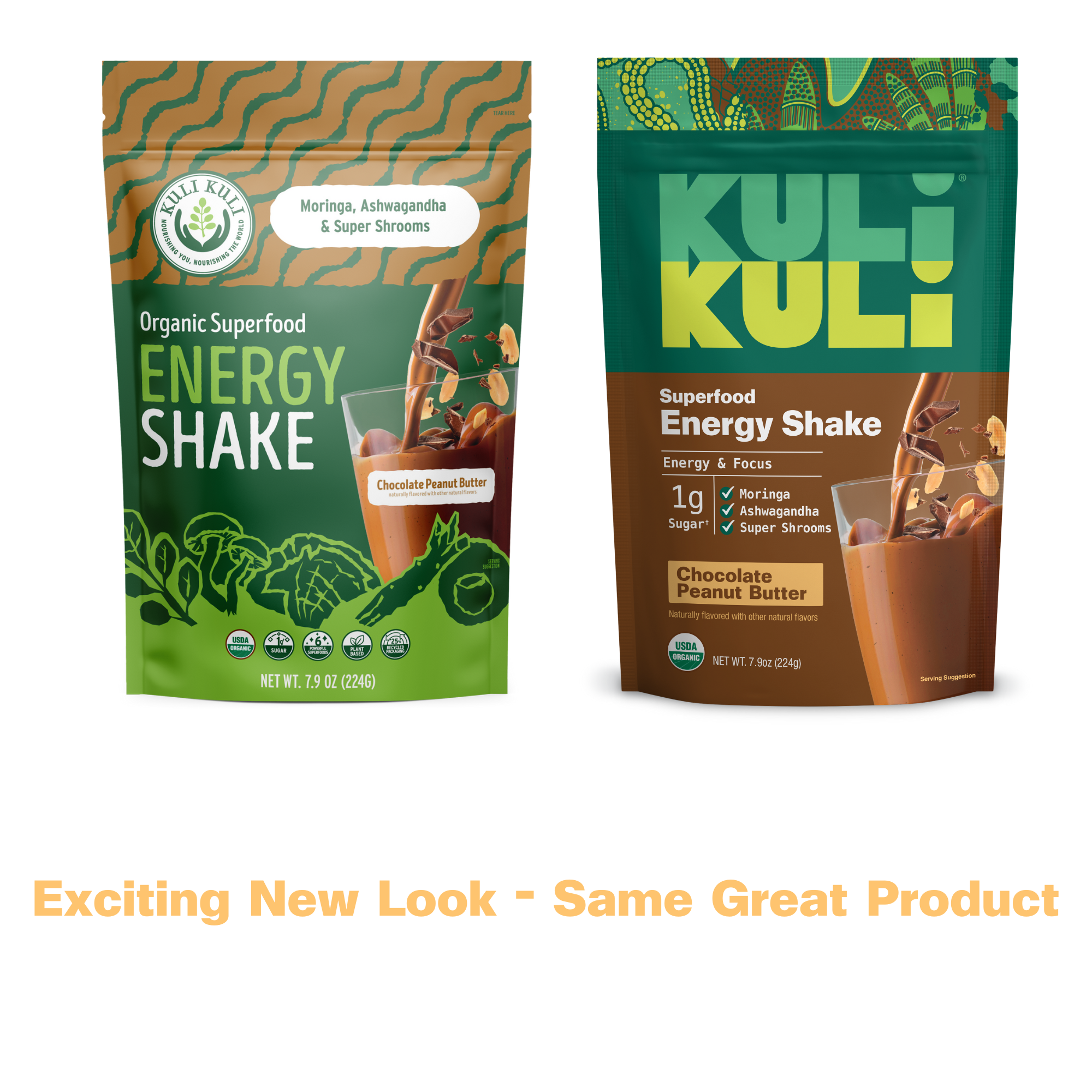Organic Superfood Energy Shake - Chocolate Peanut Butter