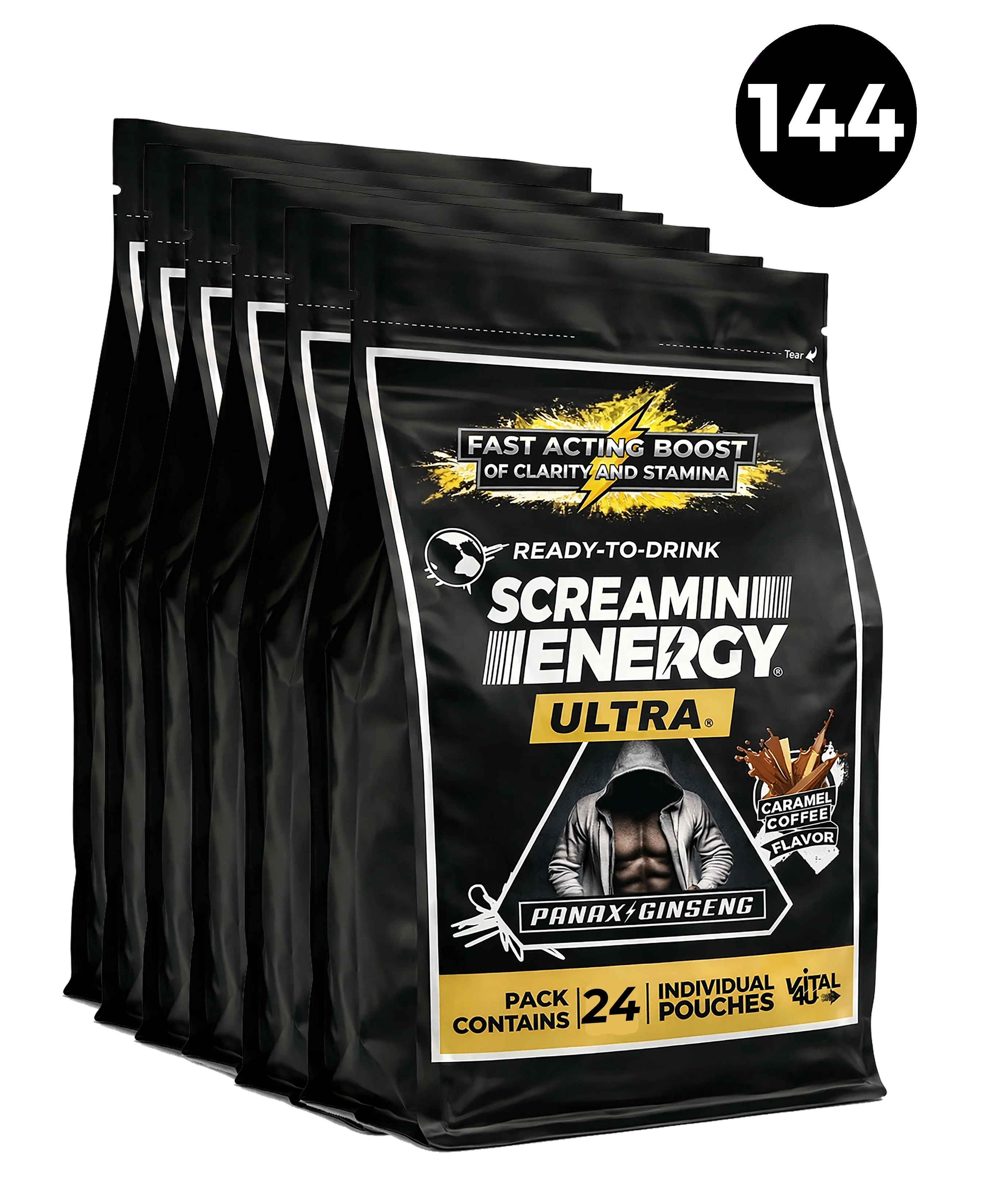 Screamin Energy Ultra Caramel Coffee