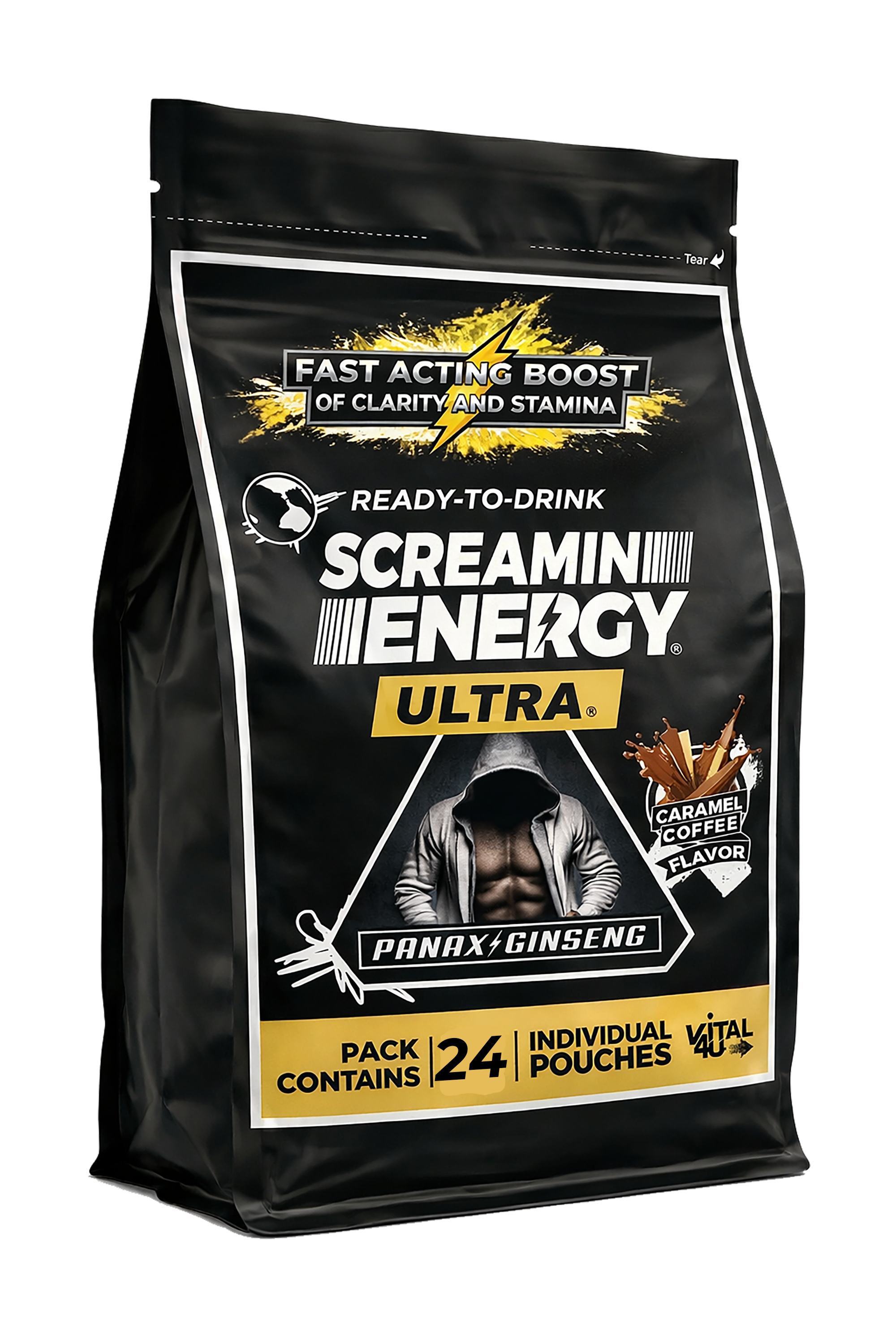 Screamin Energy Ultra Caramel Coffee