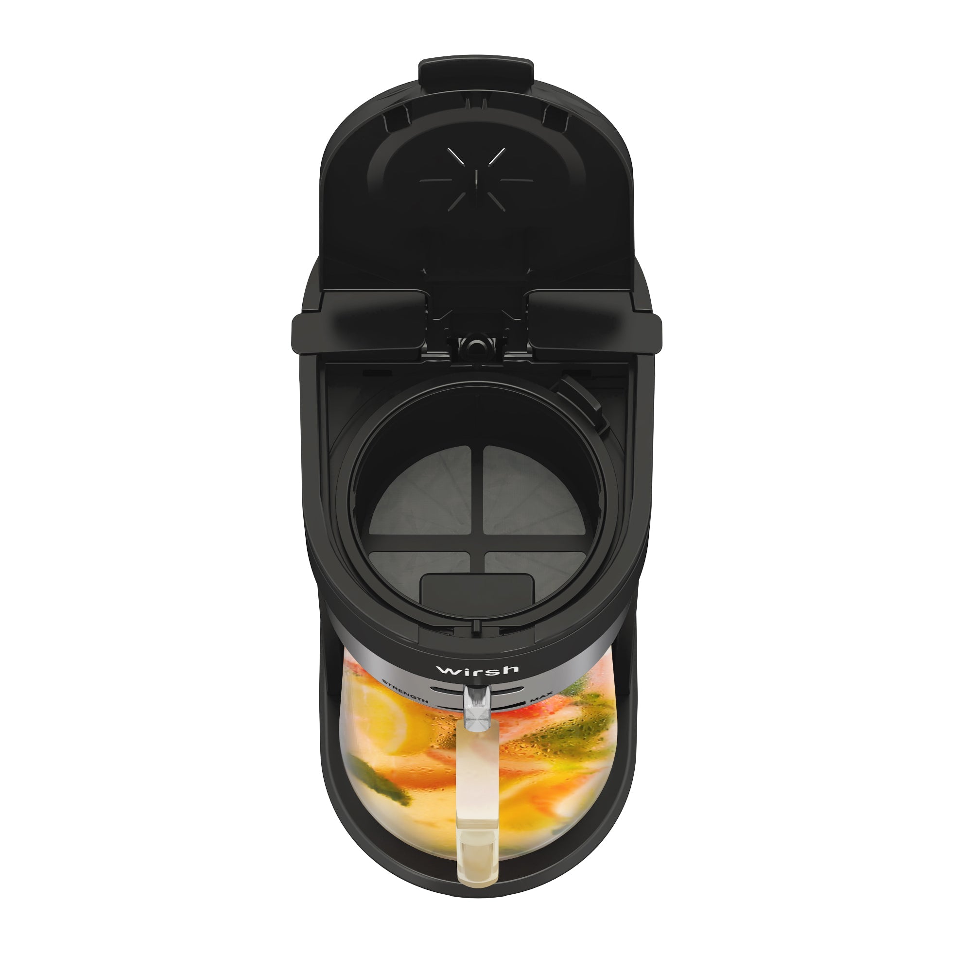 Wirsh Iced Coffee Maker,  Iced Tea Maker with 85 Ounce Pitcher,Strength Control and Reusable Filter